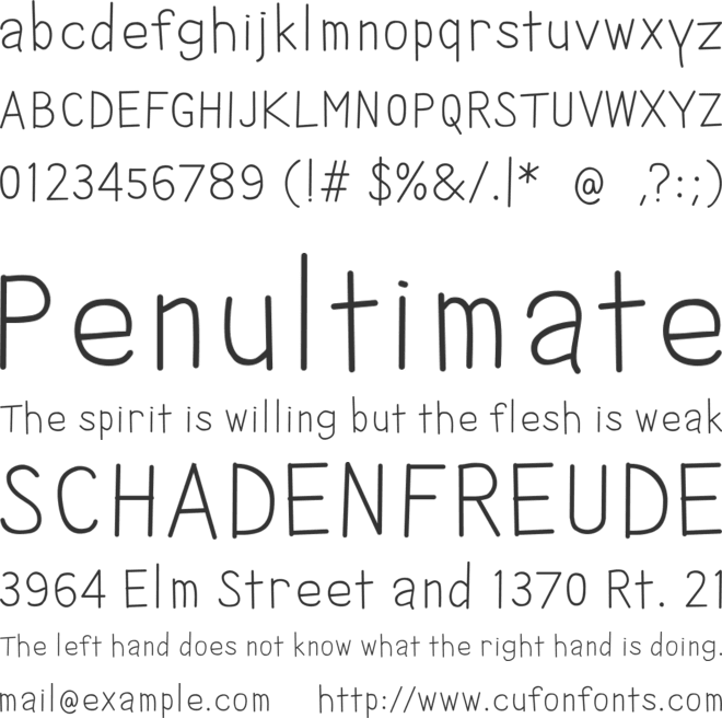 Ikan Besar font preview