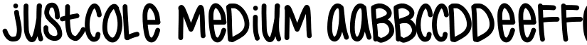 JustCole Medium font