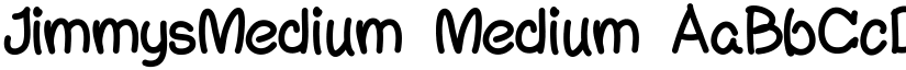 JimmysMedium Medium font