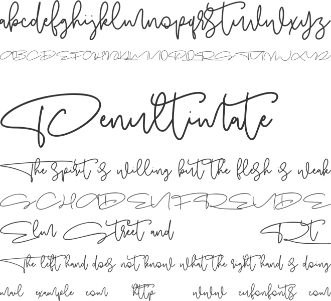 Juide Free font preview