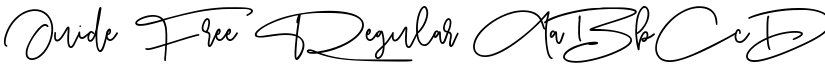 Juide Free Regular font
