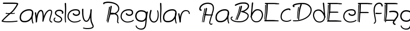Zamsley font download