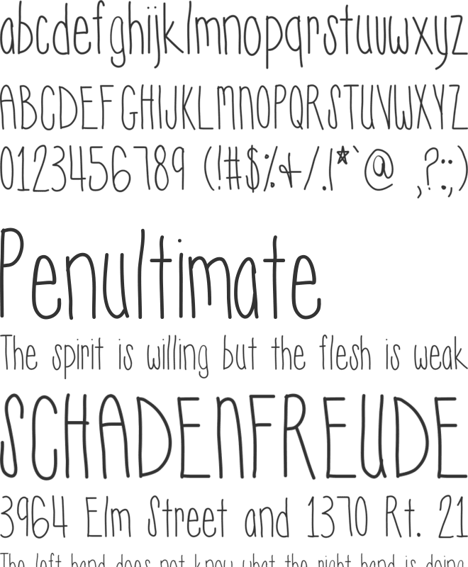 Hyperness font preview