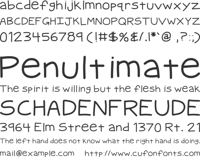 KBQuipster font preview