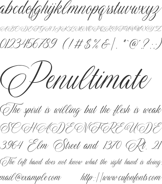 Westwood Studio font preview