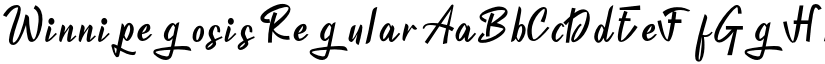Winnipegosis Regular font