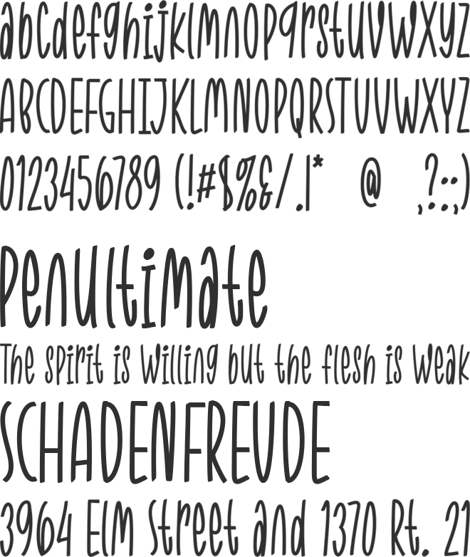 Smilekiss font preview