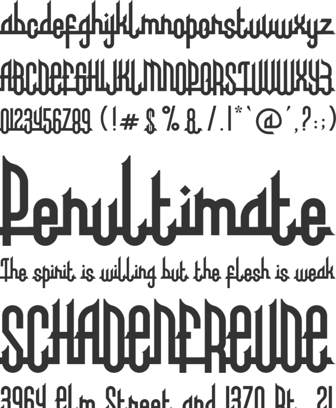 albarokah font preview