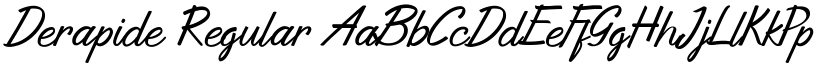Derapide font download