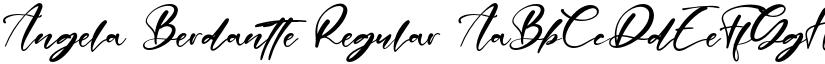 Angela Berdantte Regular font