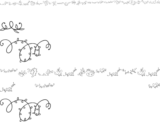 Ornament Handrawn font preview