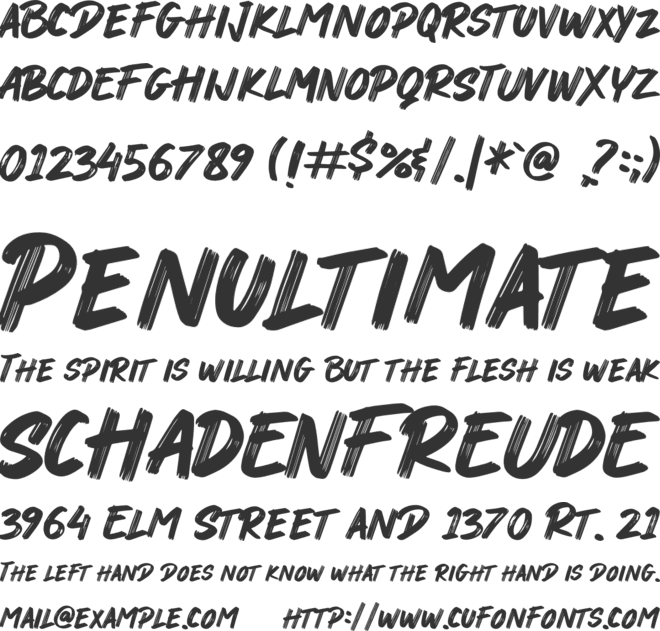 Fort Quinsy font preview