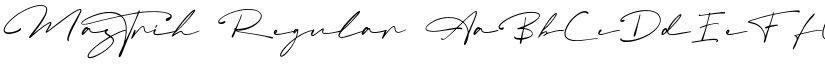Mastrih Regular font