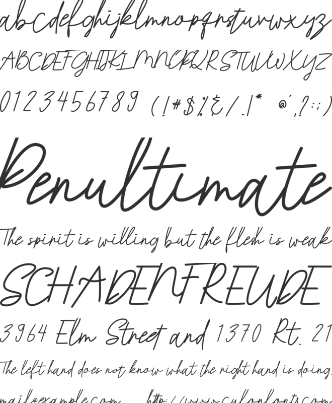 Futharic Script font preview