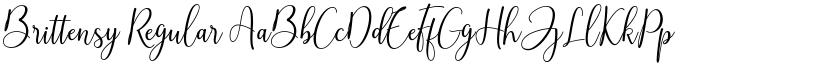 Brittensy font download