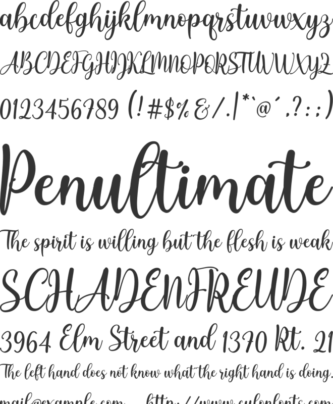 Bromley Hatch font preview