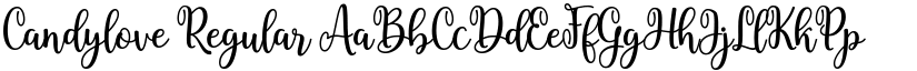 Candylove Regular font