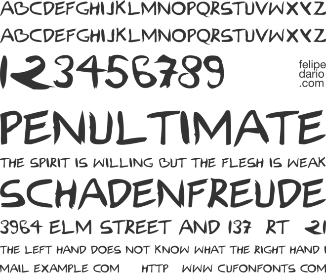 FD Ilhoscript font preview