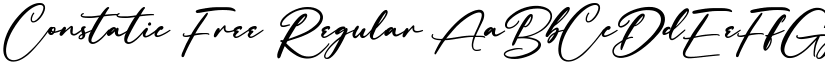Constatic Free Regular font
