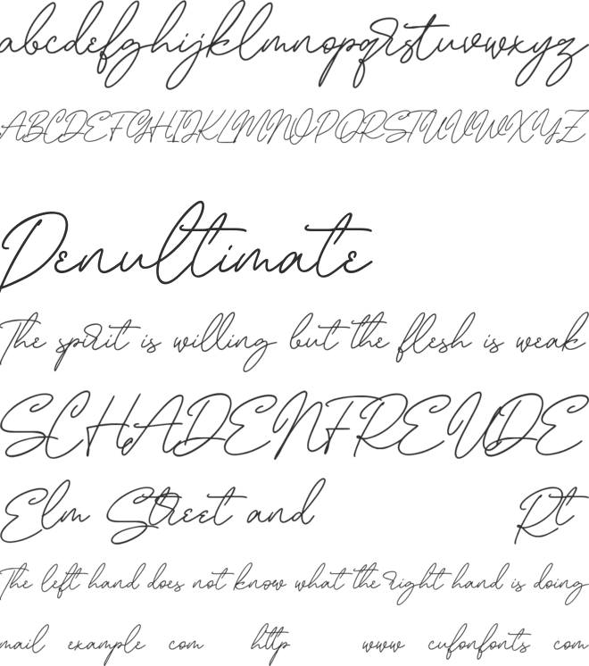 Marshlord Free font preview