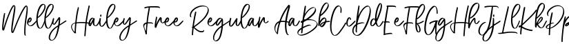 Melly Hailey Free Regular font