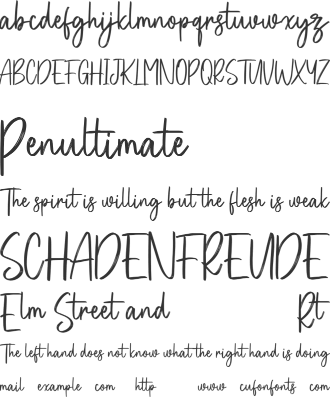 Goldshift Free font preview