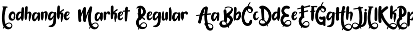 Lodhangke Market Regular font