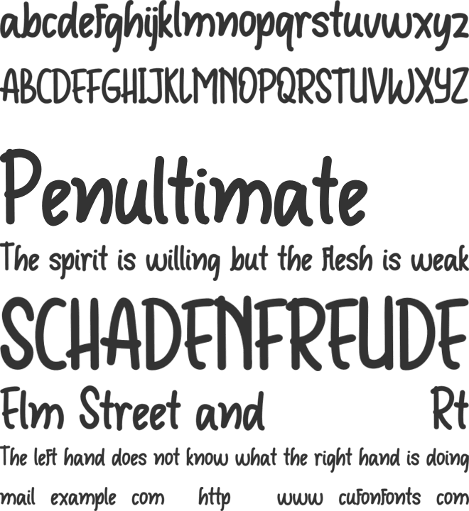 Duwekyu Market font preview