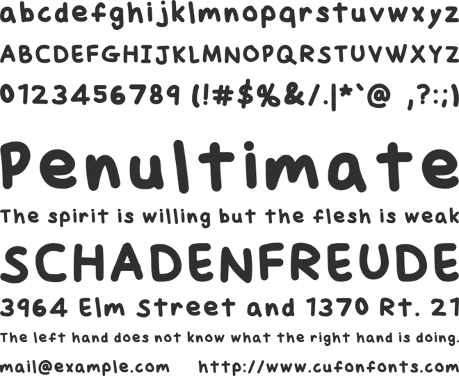 Mcbungus font preview
