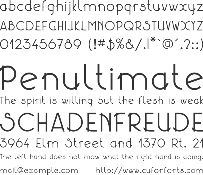 matheva font preview