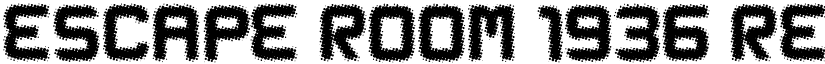 Escape Room 1936 font download