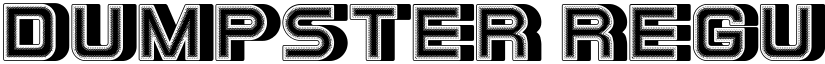 Dumpster Regular font