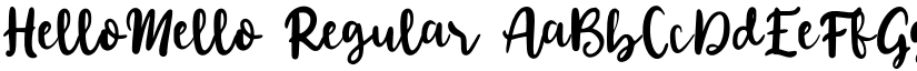 HelloMello Regular font