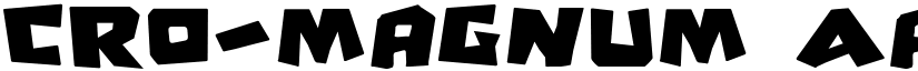 Cro-Magnum font