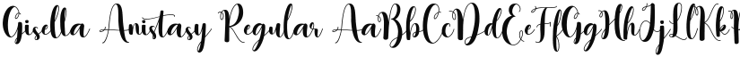 Gisella Anistasy font download