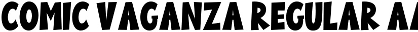 Comic Vaganza Regular font