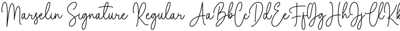 Marselin Signature font download