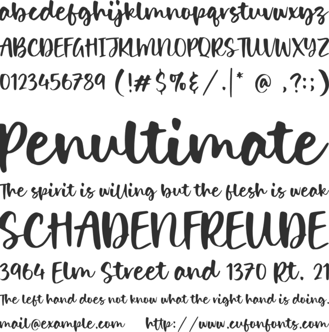 Dolphin Dolls font preview