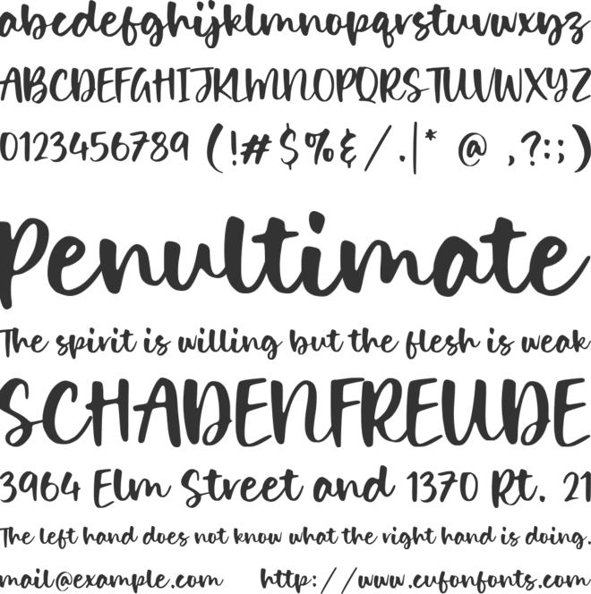 Dolphin Dolls font preview