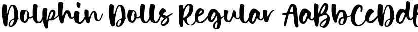 Dolphin Dolls Regular font