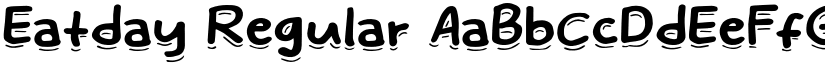 Eatday Regular font