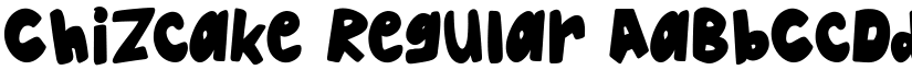 Chizcake Regular font