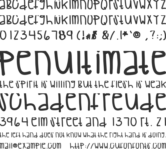 ClippersBaby font preview