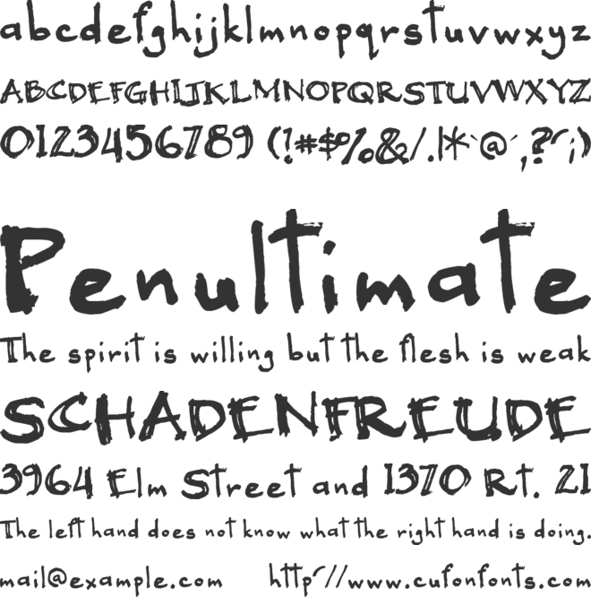 Black Beauty font preview