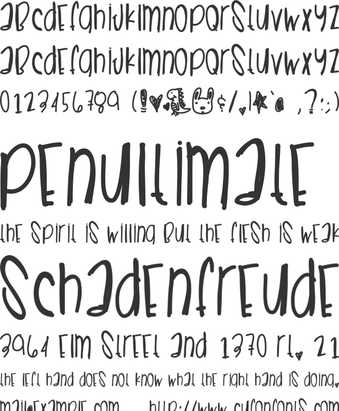 SummerCrushes font preview