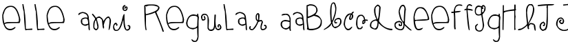 elle ami Regular font
