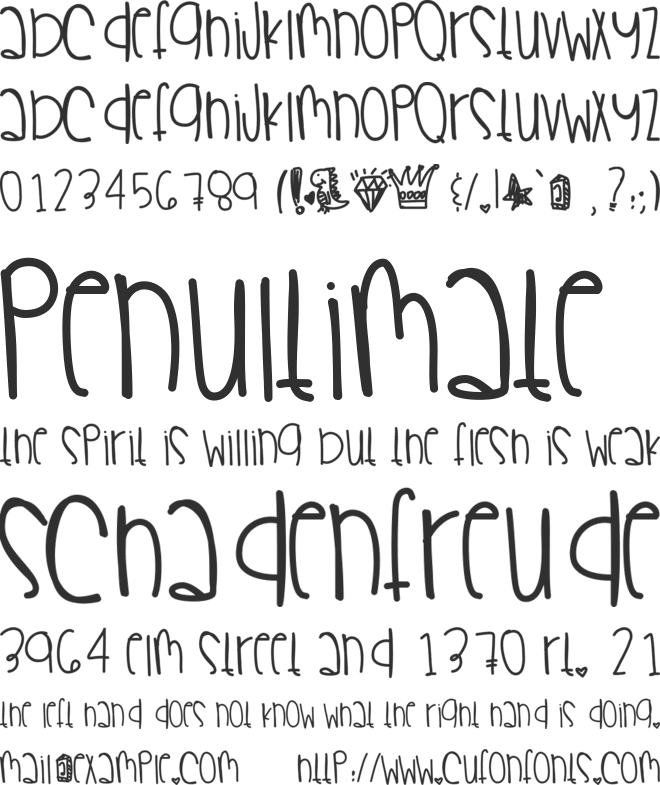 ChampagneSippin font preview