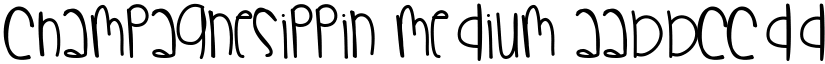 ChampagneSippin Medium font