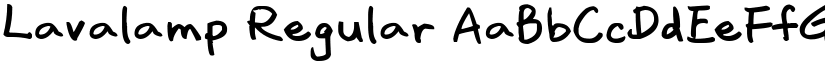 Lavalamp font download