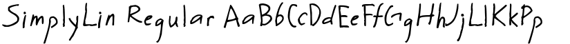 SimplyLin Regular font
